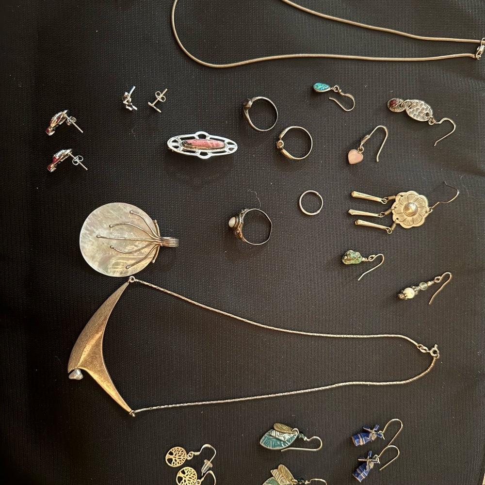 Mix Lot of Sterling silver most of them signed 925